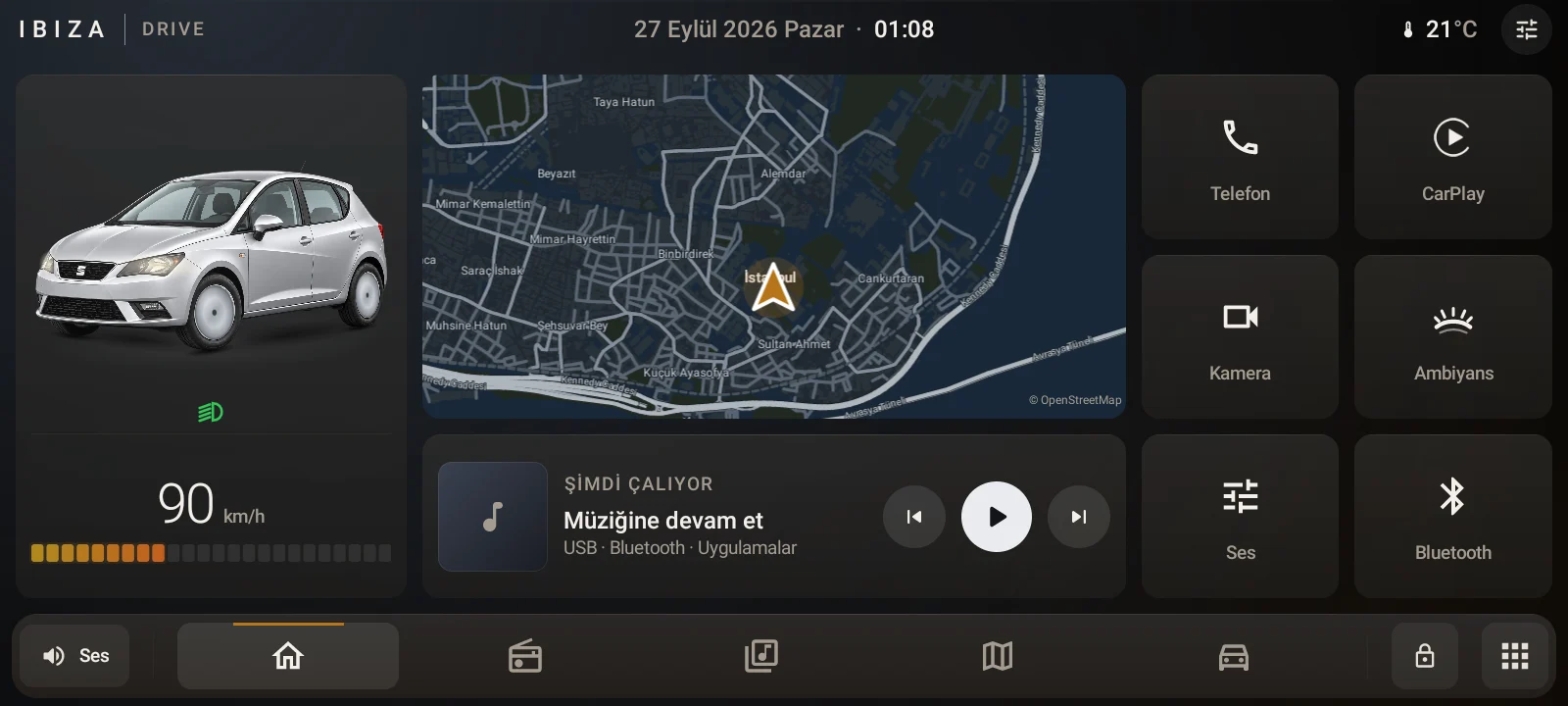 Amber Gece teması